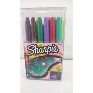 Sharpie Limited Edition Assorted Colors Fine Point Tip Permanent Markers 21ct
